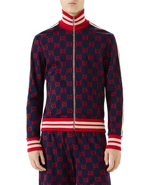 gucci gg jacquard technical jacket|gucci jacket kevin hart.